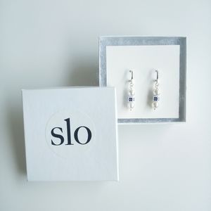 Pearl Hoop Earrings (Hand Crafted, Local, Slow Fashion)